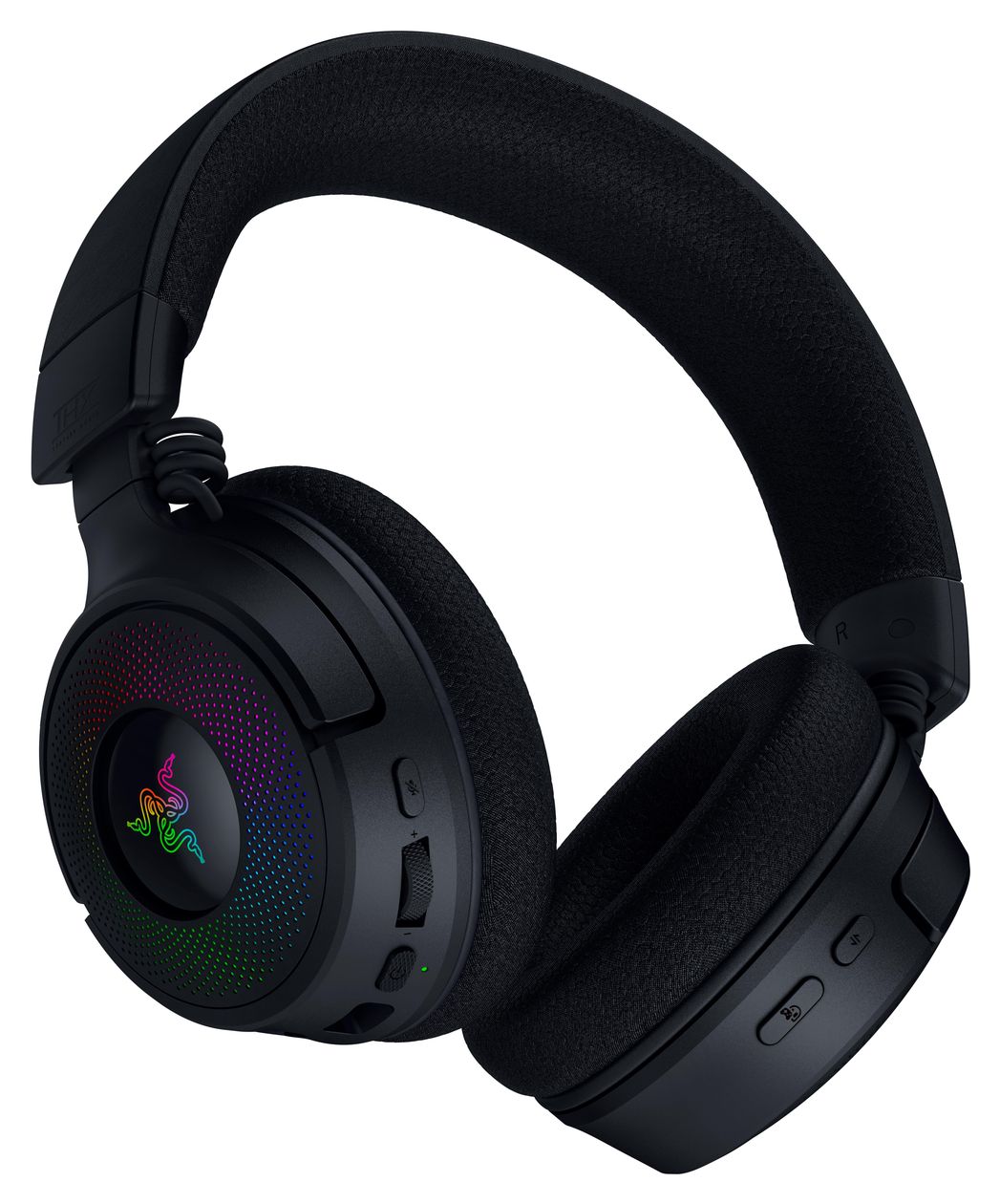 Kraken V4 Ohraufliegender Bluetooth Kopfhörer kabellos 70 h Laufzeit USB Typ-A  (Schwarz) 