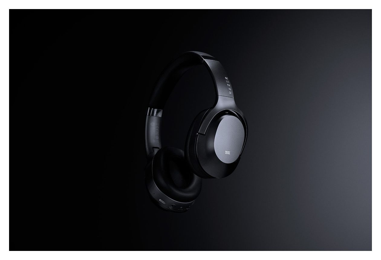 Opus (ANC) Over Ear Bluetooth Kopfhörer kabelgebunden&kabellos 40 h Laufzeit USB Typ-A  (Schwarz) 