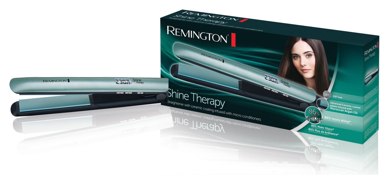 S8500 Shine Therapy Haarglätter  (Schwarz, Silber) 