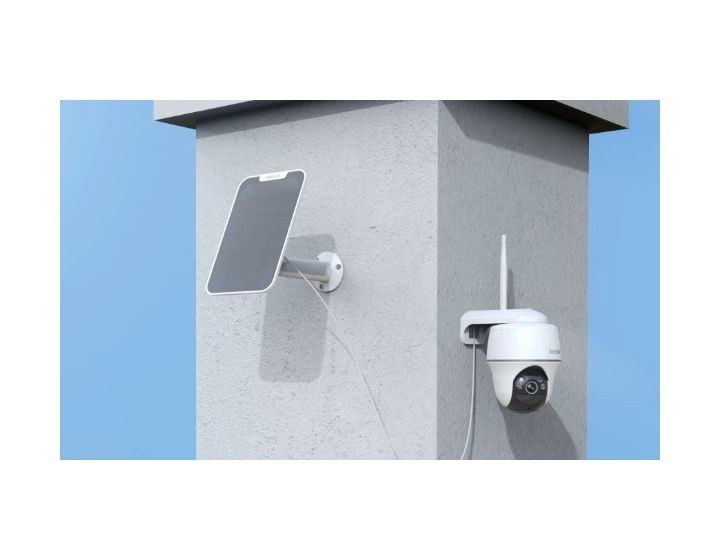 B430 Solar IP-Sicherheitskamera Innen & Außen Nachtsicht  (Weiß) 