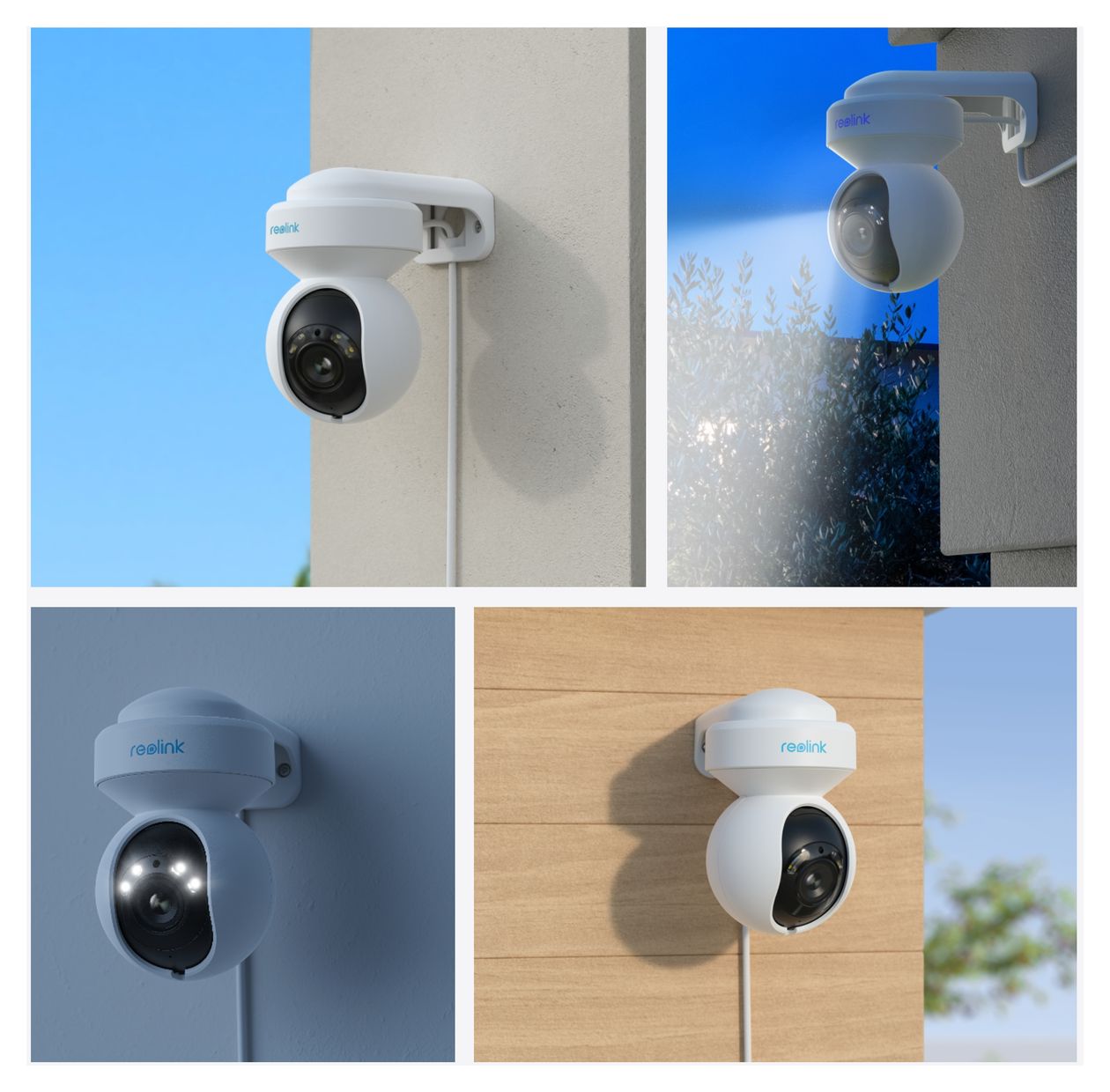 E Series E560 3840 x 2160 Pixel IP-Sicherheitskamera IP65 Innen & Außen Nachtsicht  (Weiß) 