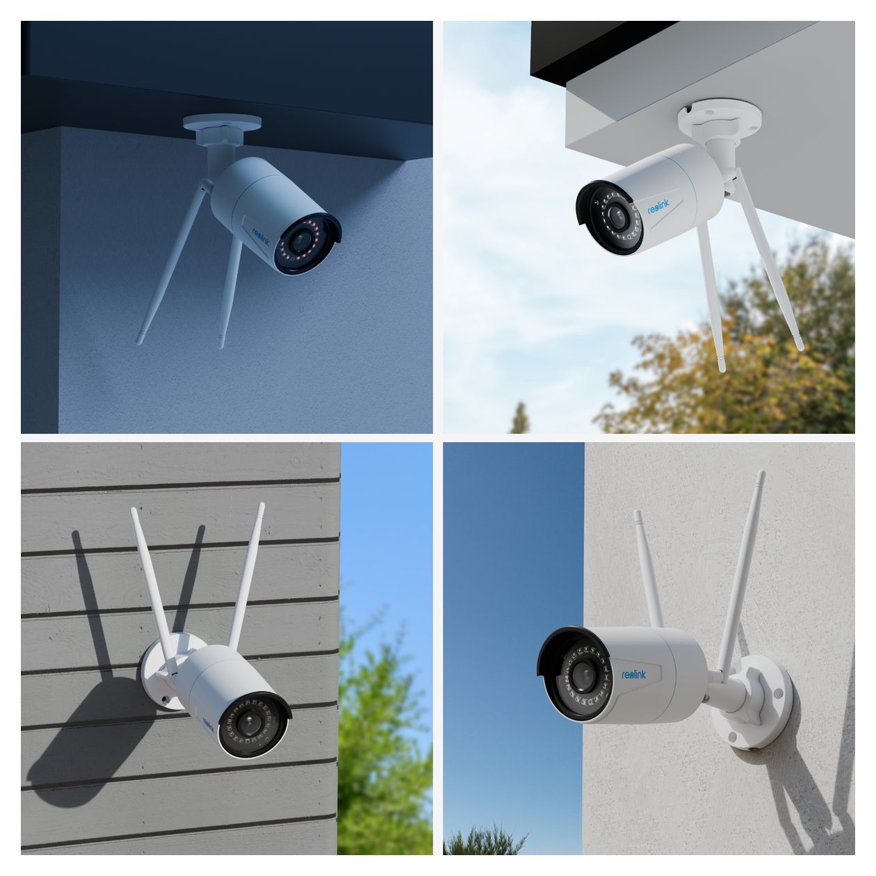 W320 2560 x 1920 Pixel IP-Sicherheitskamera IP67 Außen Nachtsicht  (Weiß) 