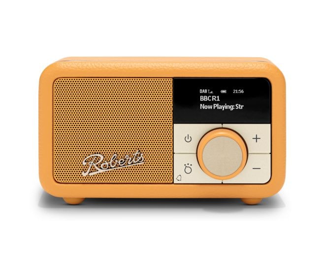 Revival Petite 2 Bluetooth DAB, DAB+, FM Radio Tragbar  (Gelb) 