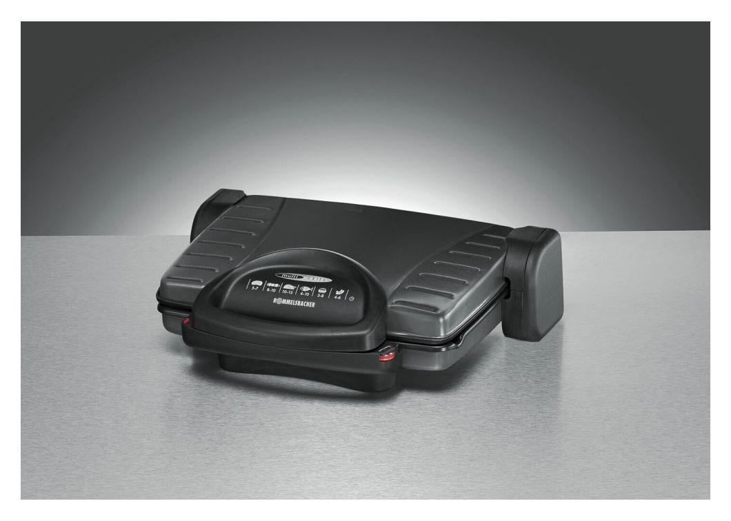 KG1800 Kontaktgrill 2 Zone(n) 1800 W mit 330 x 220 mm Fläche (Anthrazit, Metallisch) 