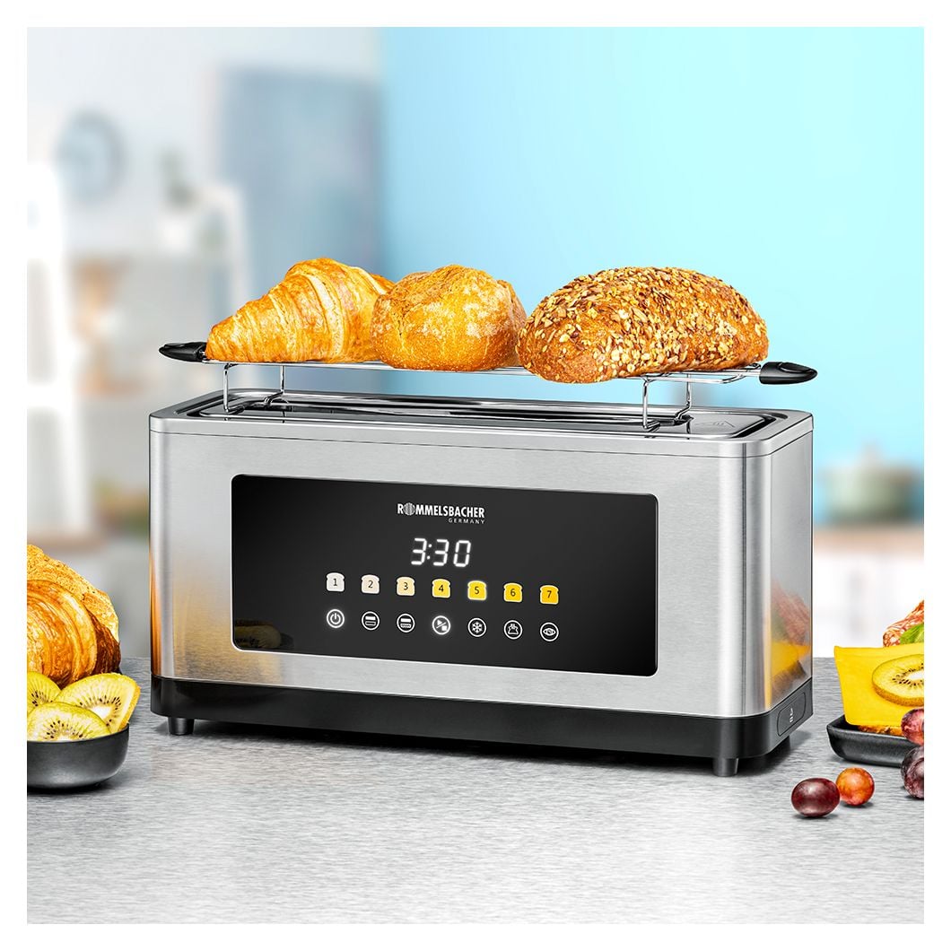 TOL1000 Toaster 2 Scheibe(n) 7 Stufen  (Edelstahl, Schwarz) 