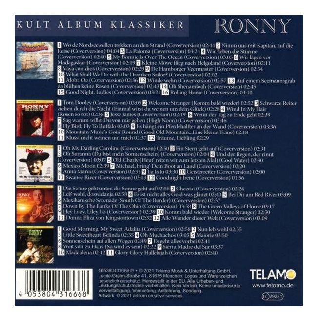 Ronny - Kult Album Klassiker 