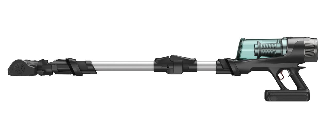 RH9A32 X-Force Flex 13.60 Allergy Handstaubsauger Beutellos bis 60 min Laufzeit  (Aluminium, Grün) 