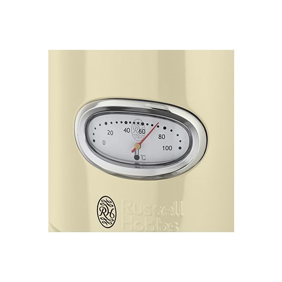 21672-70 Retro Vintage 1,7 l Wasserkocher 2400 W  (Cremefarben) 
