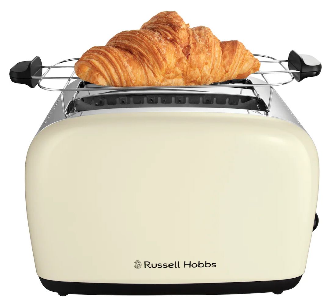26551-56 Colours Plus 2S Toaster 1600 W 2 Scheibe(n) 6 Stufen  (Cremefarben, Silber) 