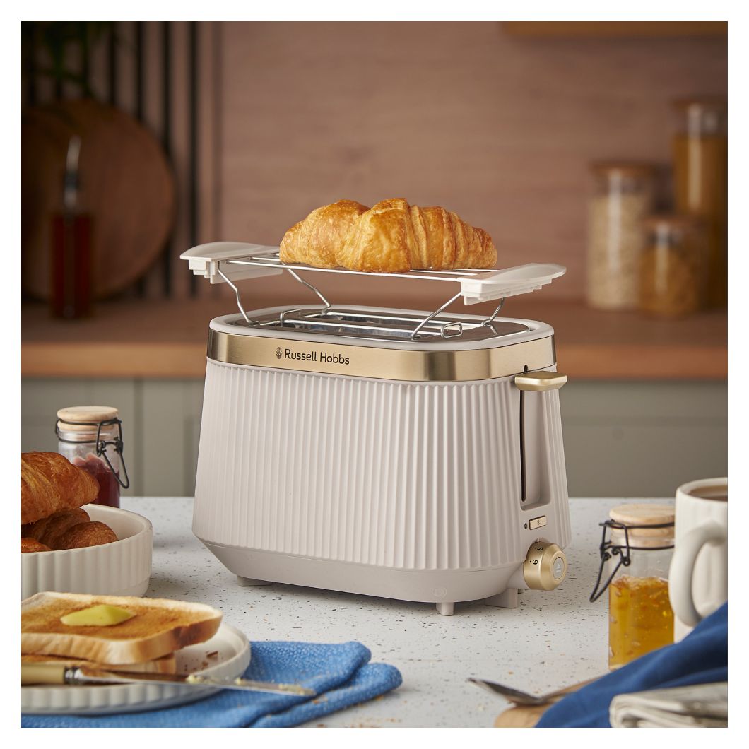 26761-56	Bronte Toaster 980 W 2 Scheibe(n) 6 Stufen  (Gold, Steinfarbe) 