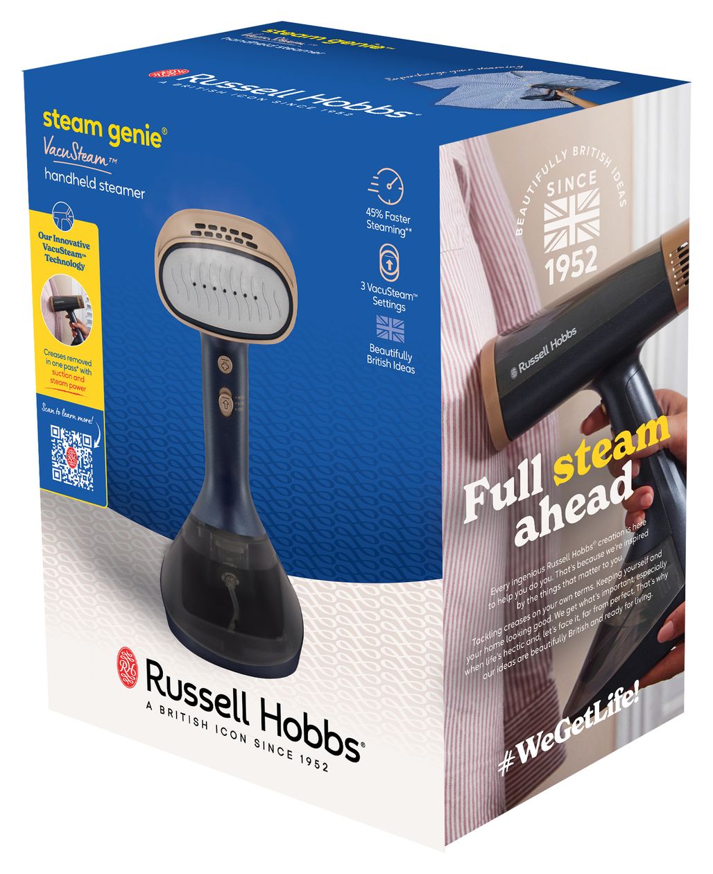 28550-56 SteamGenie VacuSteam Dampfbürste 