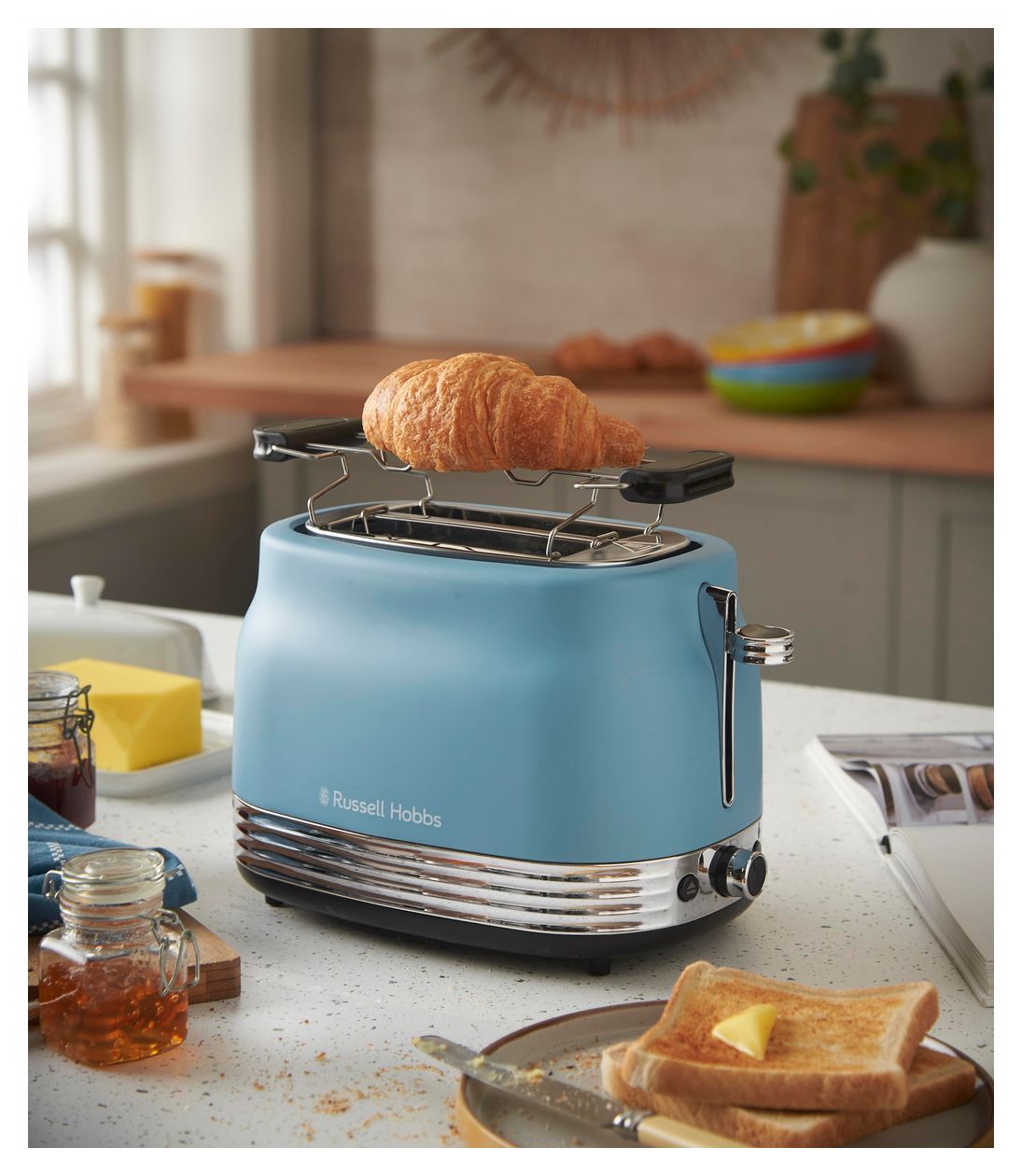 28651-56 Hanley Toaster 900 W 2 Scheibe(n) 6 Stufen  (Blau) 