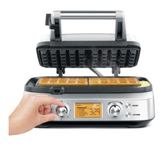 the Smart Waffle Pro Waffeleisen quadratisch für 2 Waffel(n) 