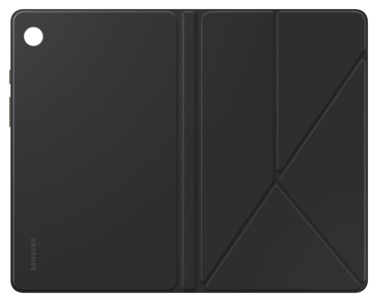 Book Cover Folio für Samsung Galaxy Tab A9 bis 22,1 cm (8.7") Stoßfest, Kratzresistent (Schwarz) 