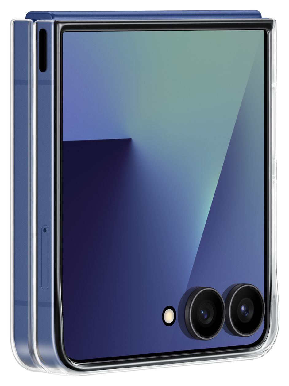 Clear Case Cover für Samsung Galaxy Z Flip7  (Transparent) 