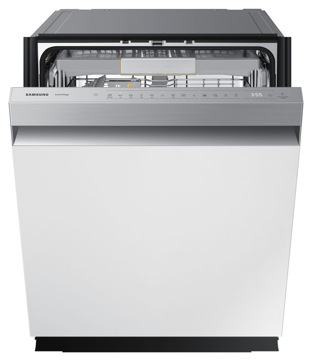 DW60CG880SSLEG 60 cm Geschirrspüler teilintegriert (ohne Front) Leise 14 Maßgedecke aquaStop Funktion 