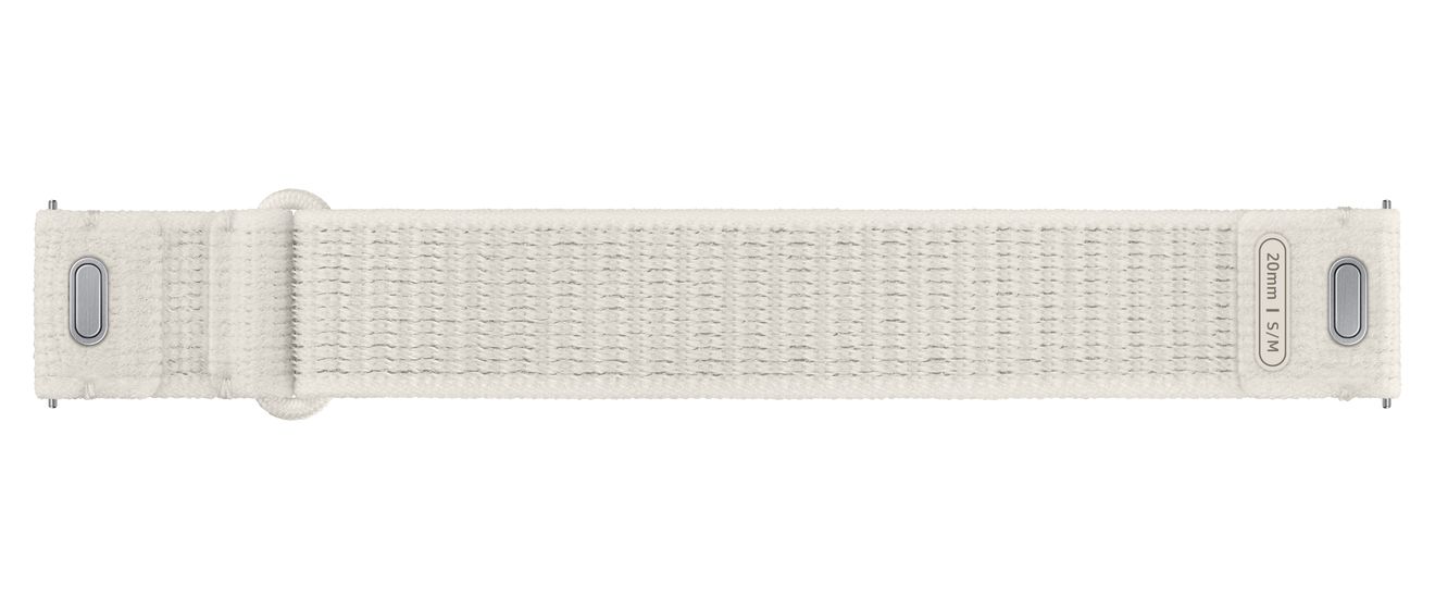 Fabric Band (S/M) Armband 20 mm Samsung Galaxy Watch4, Galaxy Watch4 Classic, Galaxy Watch5, Galaxy Watch5 Pro, Galaxy Watch6, Galaxy Watch6 Classic, Galaxy Watch FE, Galaxy Watch7  (Sand) 