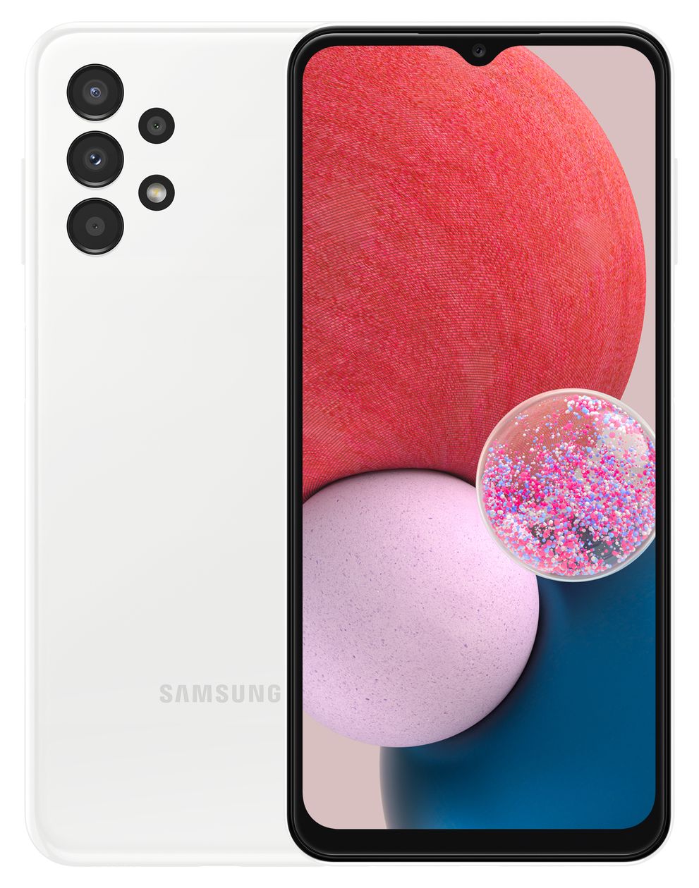 Galaxy A13 64 GB 4G Smartphone 16,8 cm (6.6 Zoll) 1,8 GHz Android 50 MP Vierfach Kamera Dual Sim WiFi 5  (Weiß) 