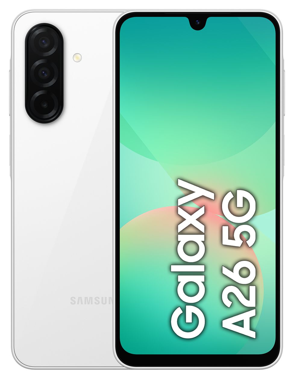 Galaxy A26 128 GB 5G Smartphone 17 cm (6.7 Zoll) Android 50 MP Dreifach Kamera Dual Sim WiFi 5  (Weiß) 