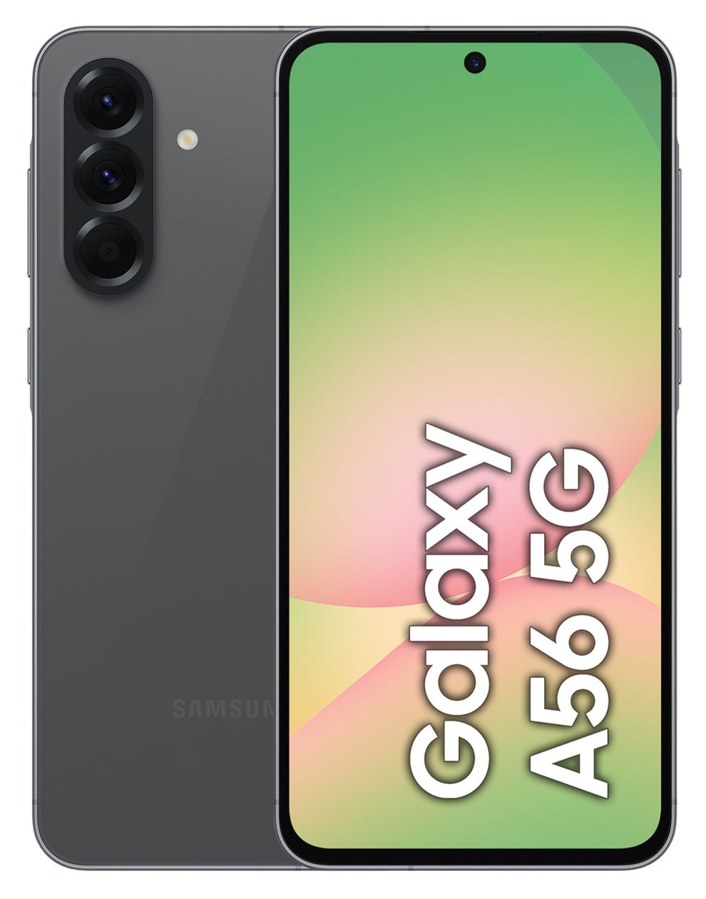 Galaxy A56 128 GB 5G Smartphone 17 cm (6.7 Zoll) Android 50 MP Dreifach Kamera Dual Sim WiFi 6 (Awesome Graphite) 