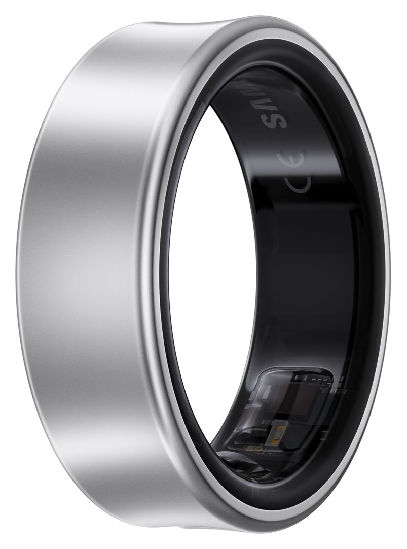 Galaxy Ring Smart Ring Größe 15  (Silber) 