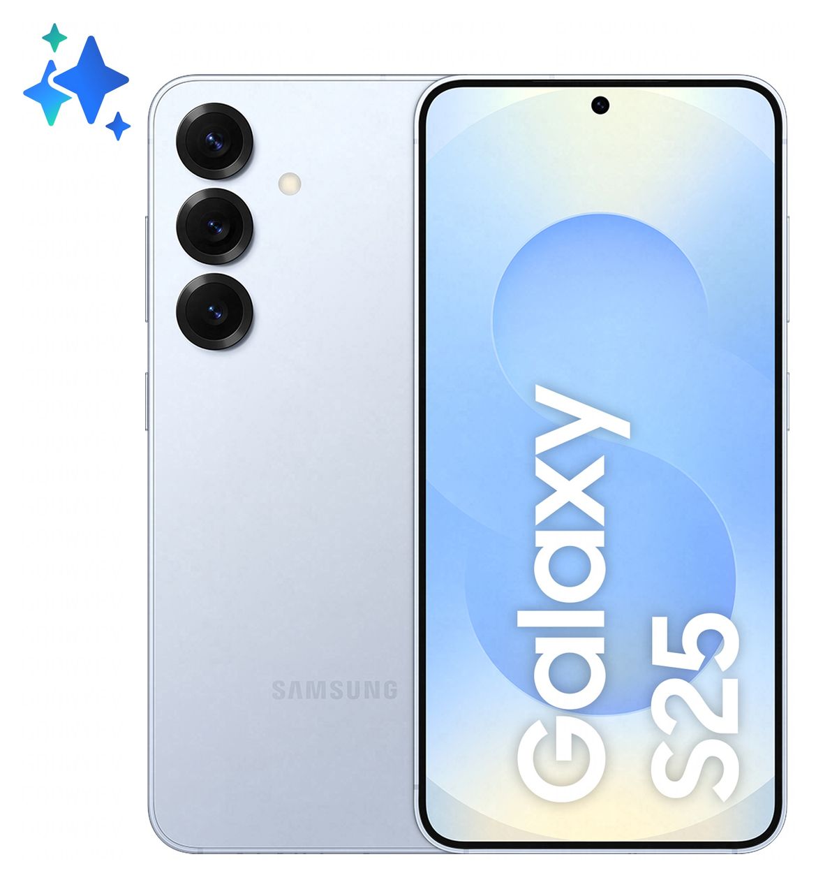 Galaxy S25 128 GB 5G Smartphone 15,8 cm (6.2 Zoll) Android 50 MP Dreifach Kamera Dual Sim WiFi 7 (Icyblue) 