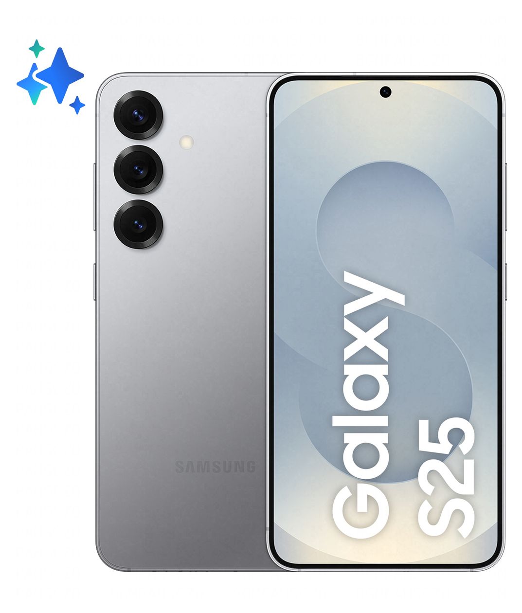 Galaxy S25 128 GB 5G Smartphone 15,8 cm (6.2 Zoll) Android 50 MP Dreifach Kamera Dual Sim WiFi 7 (Silver Shadow) 