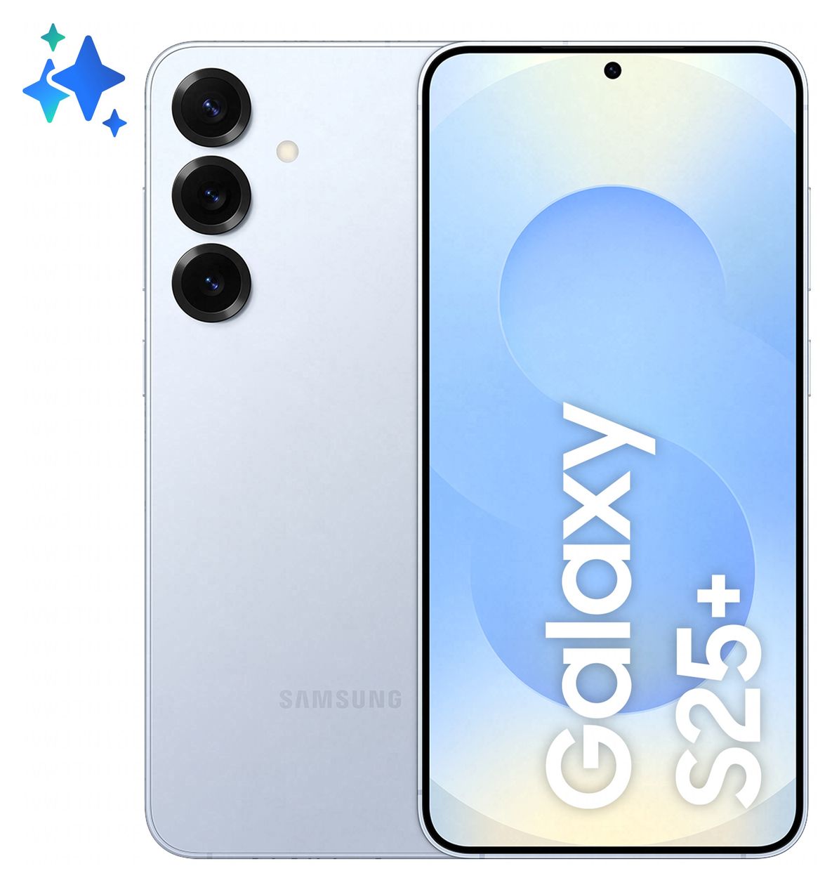 Galaxy S25+ 256 GB 5G Smartphone 17 cm (6.7 Zoll) Android 50 MP Dreifach Kamera Dual Sim WiFi 7 (Icyblue) 