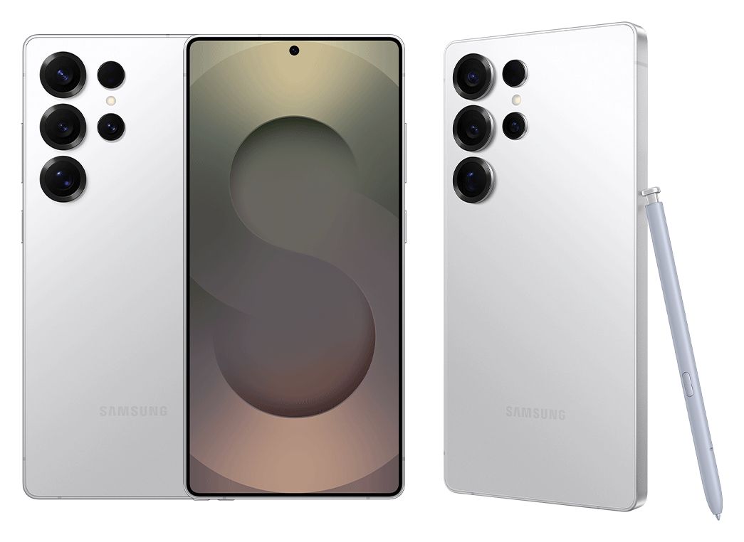 Galaxy S25 Ultra 256 GB 5G Smartphone 17,5 cm (6.9 Zoll) 3,5 GHz Android 200 MP Vierfach Kamera Dual Sim WiFi 7 (Titanium Whitesilver) 