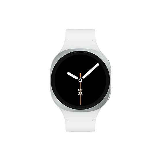 Galaxy Watch8 Digital 40 mm Smartwatch Rund IP68 327 ppi 4G  (Silber) 