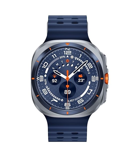 Galaxy Watch Ultra Digital 47 mm Smartwatch Rund IP68 327 ppi 4G  (Titan) 