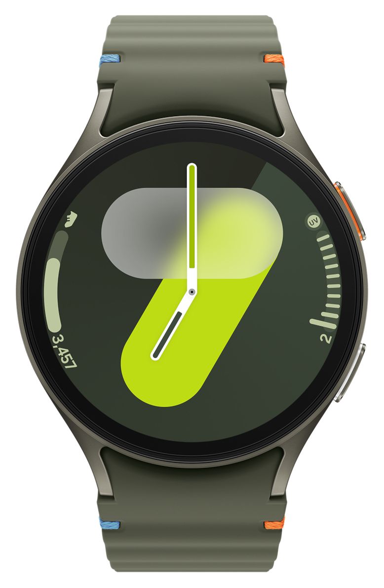 Galaxy Watch7 Digital 44 mm M/L Smartwatch Rund IP68 327 ppi 4G  (Grün) 