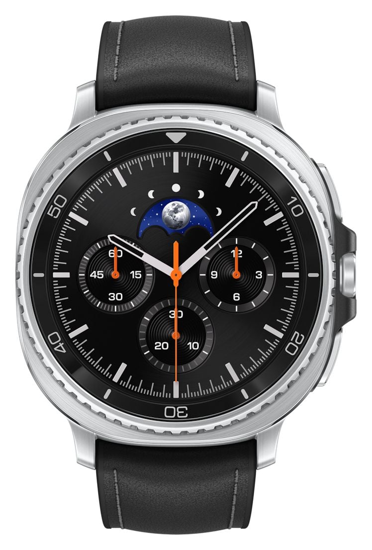 Galaxy Watch8 Classic Digital 46 mm Smartwatch Rund IP68 40 h 327 ppi  (Silber) 