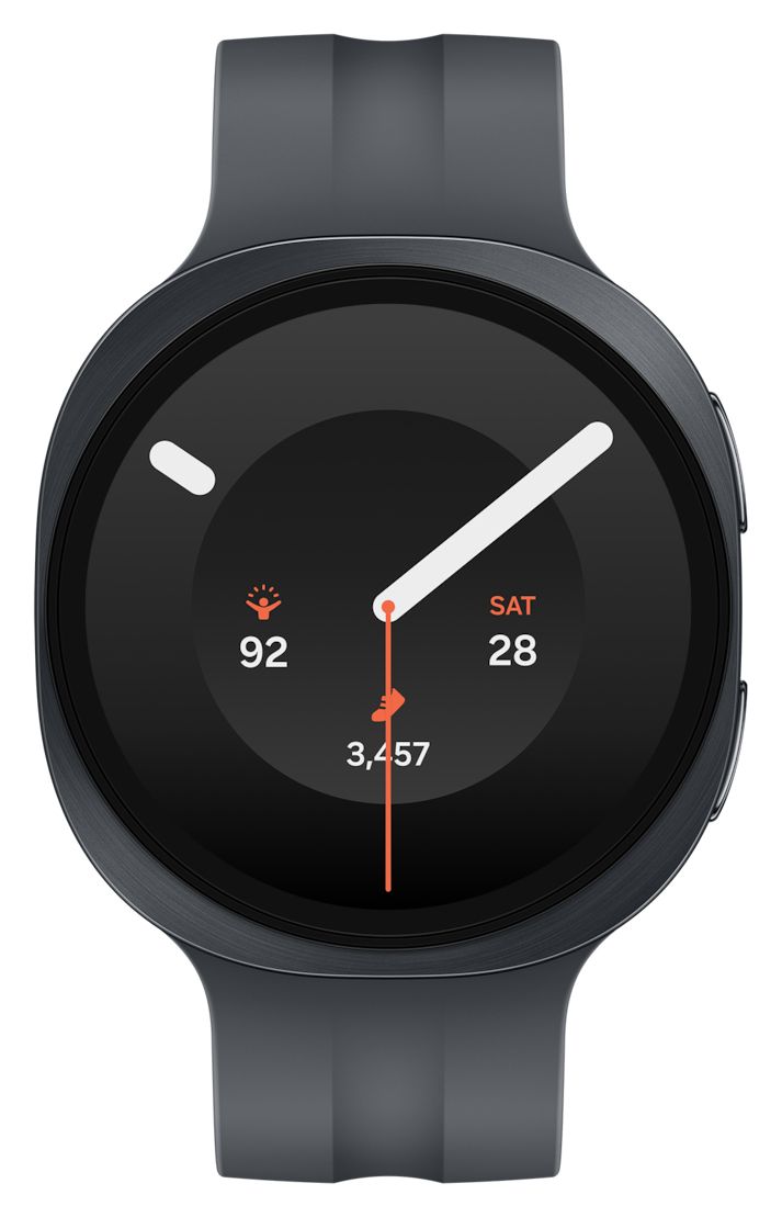 Galaxy Watch9 Digital 44 mm Smartwatch Rund IP68 327 ppi  (Graphit) 