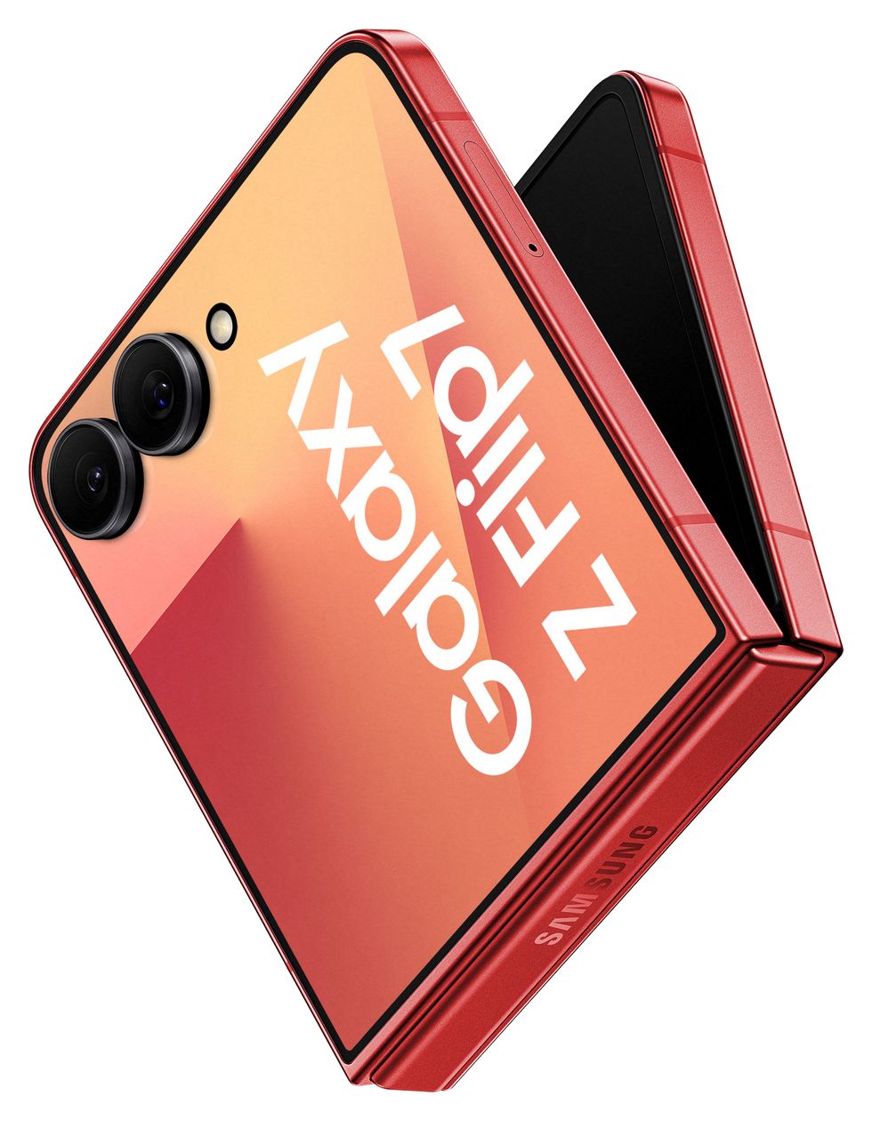 Galaxy Z Flip7 512 GB 5G Smartphone 17,5 cm (6.9 Zoll) 2,74 GHz Android 50 MP Dual Kamera Dual Sim WiFi 7 (Coralred) 