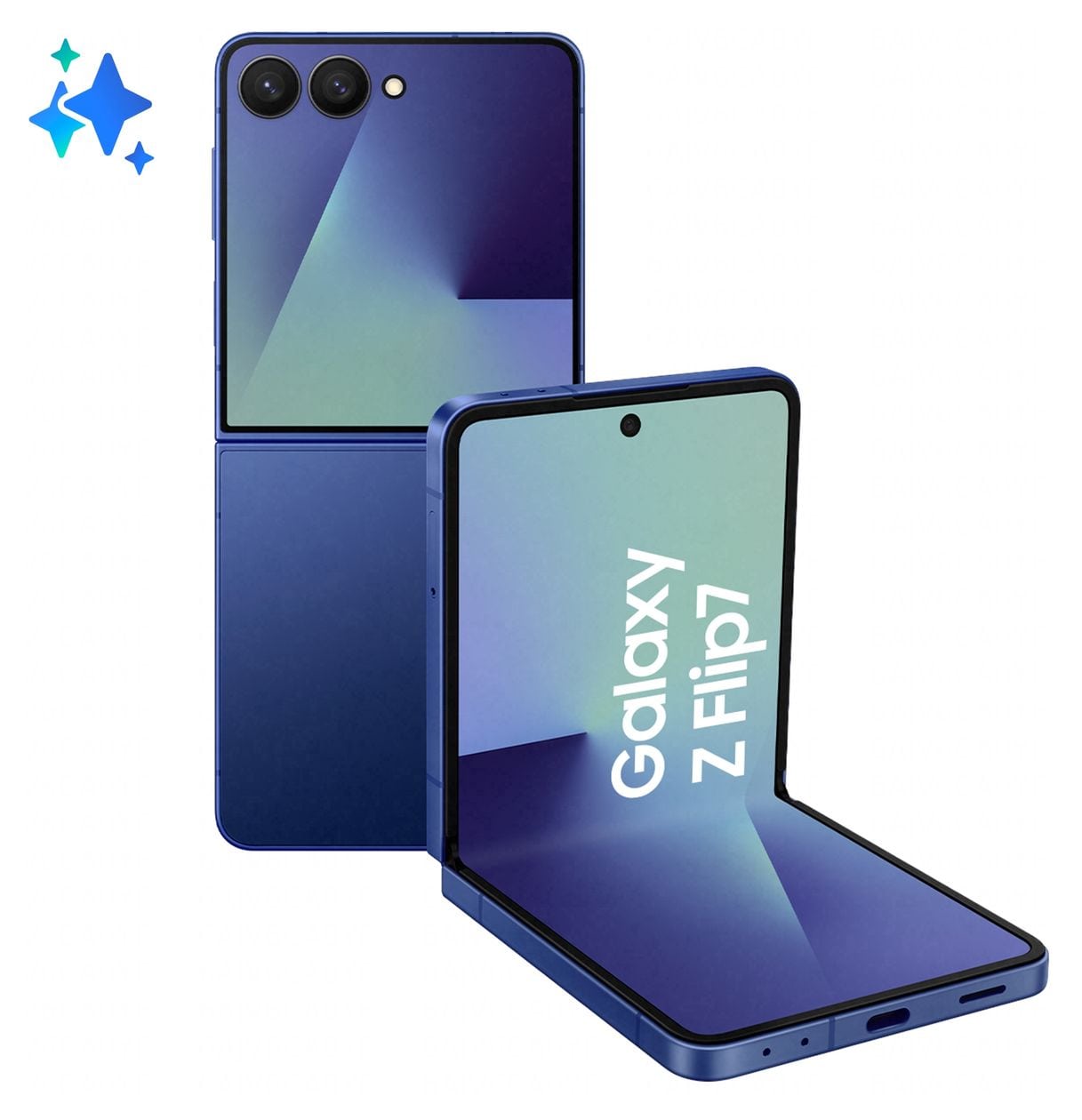 Galaxy Z Flip7 512 GB 5G Smartphone 17,3 cm (6.8 Zoll) Android 50 MP Dual Kamera WiFi 7 (Blue Shadow) 