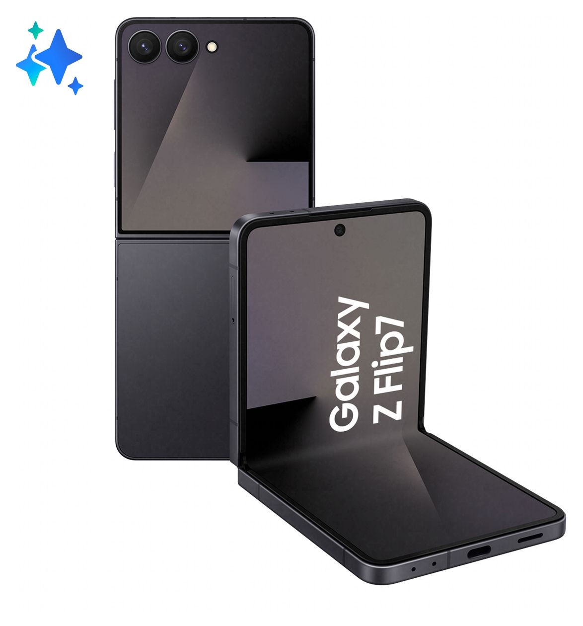 Galaxy Z Flip7 256 GB 5G Smartphone 17,3 cm (6.8 Zoll) Android 50 MP Dual Kamera WiFi 7 (Jetblack) 