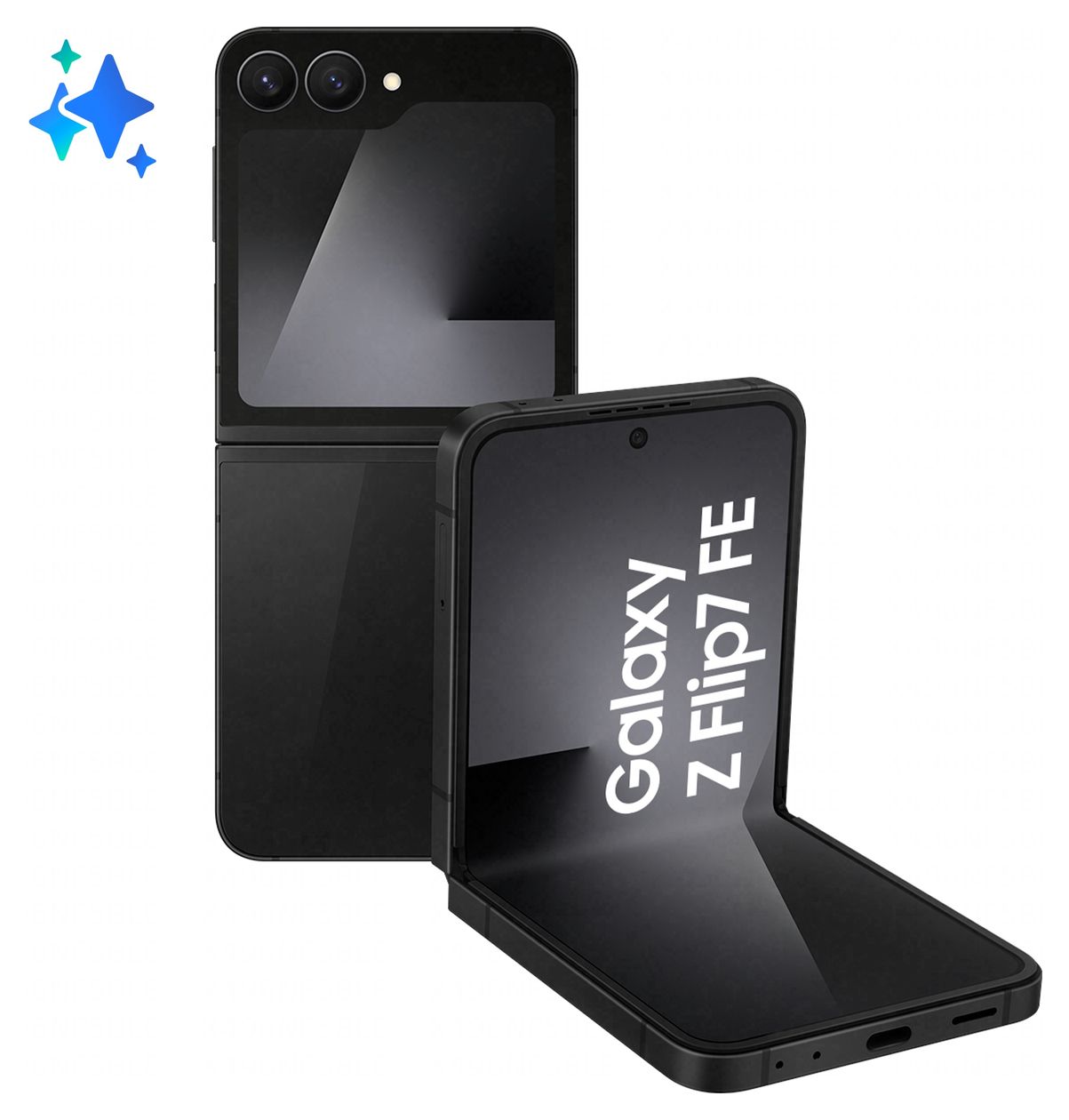 Galaxy Z Flip7 FE 128 GB 5G Smartphone 17 cm (6.7 Zoll) Android 50 MP Dual Kamera WiFi 7  (Schwarz) 