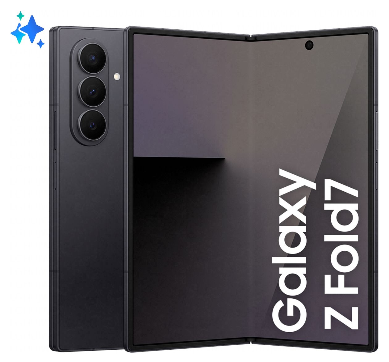 Galaxy Z Fold7 256 GB 5G Smartphone 20,3 cm (8 Zoll) Android 200 MP Dreifach Kamera WiFi 6E (Jetblack) 