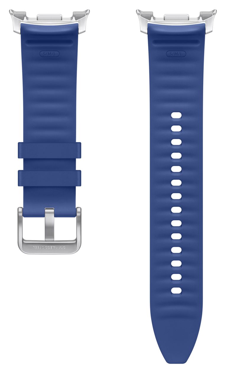 Hybrid Band Armband S/M & M/L Samsung Galaxy Watch8 | Watch8 Classic  (Blau) 