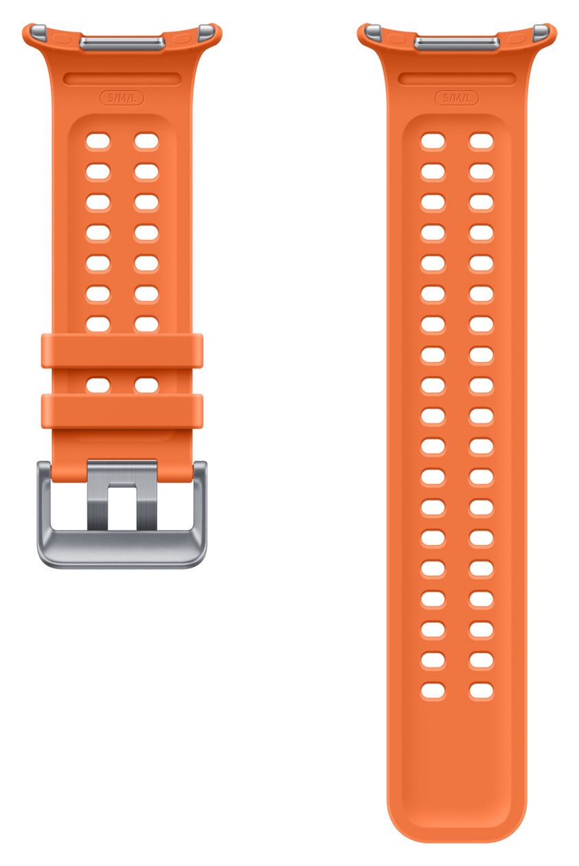 Marine Band Armband  50 mm Samsung Galaxy Watch Ultra2  (Orange) 