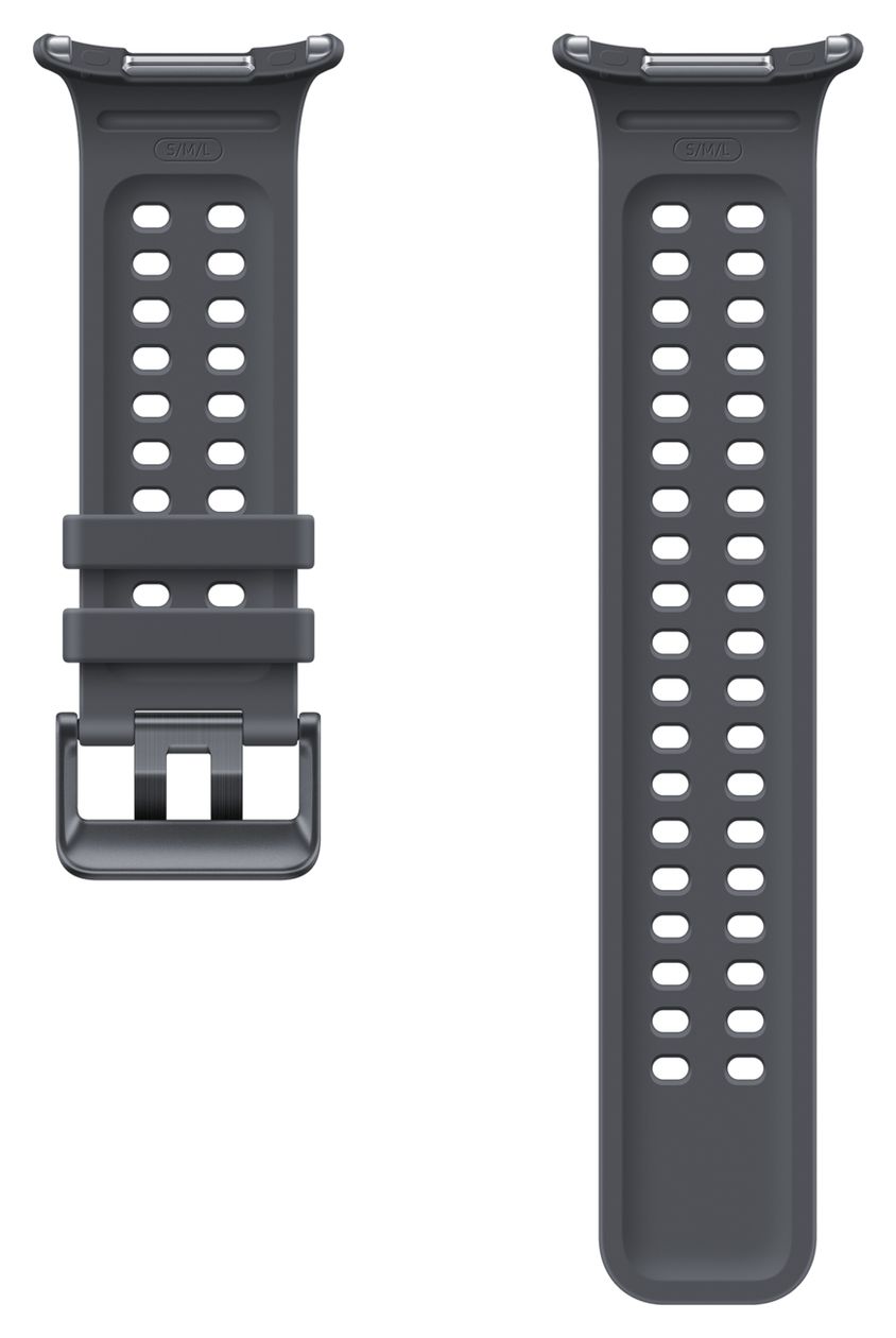 Marine Band Armband  50 mm Samsung Galaxy Watch Ultra2  (Schwarz) 