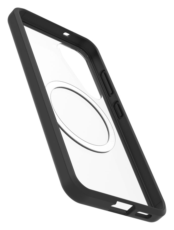 OtterBox React Magnet Case Cover für Samsung Galaxy S25 (Schwarz, Transparent) 
