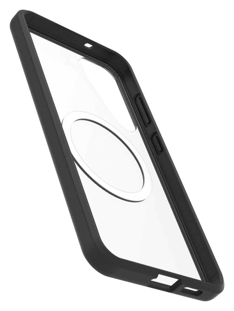 OtterBox React Series Case Cover für Samsung Galaxy S25+ (Schwarz, Transparent) 