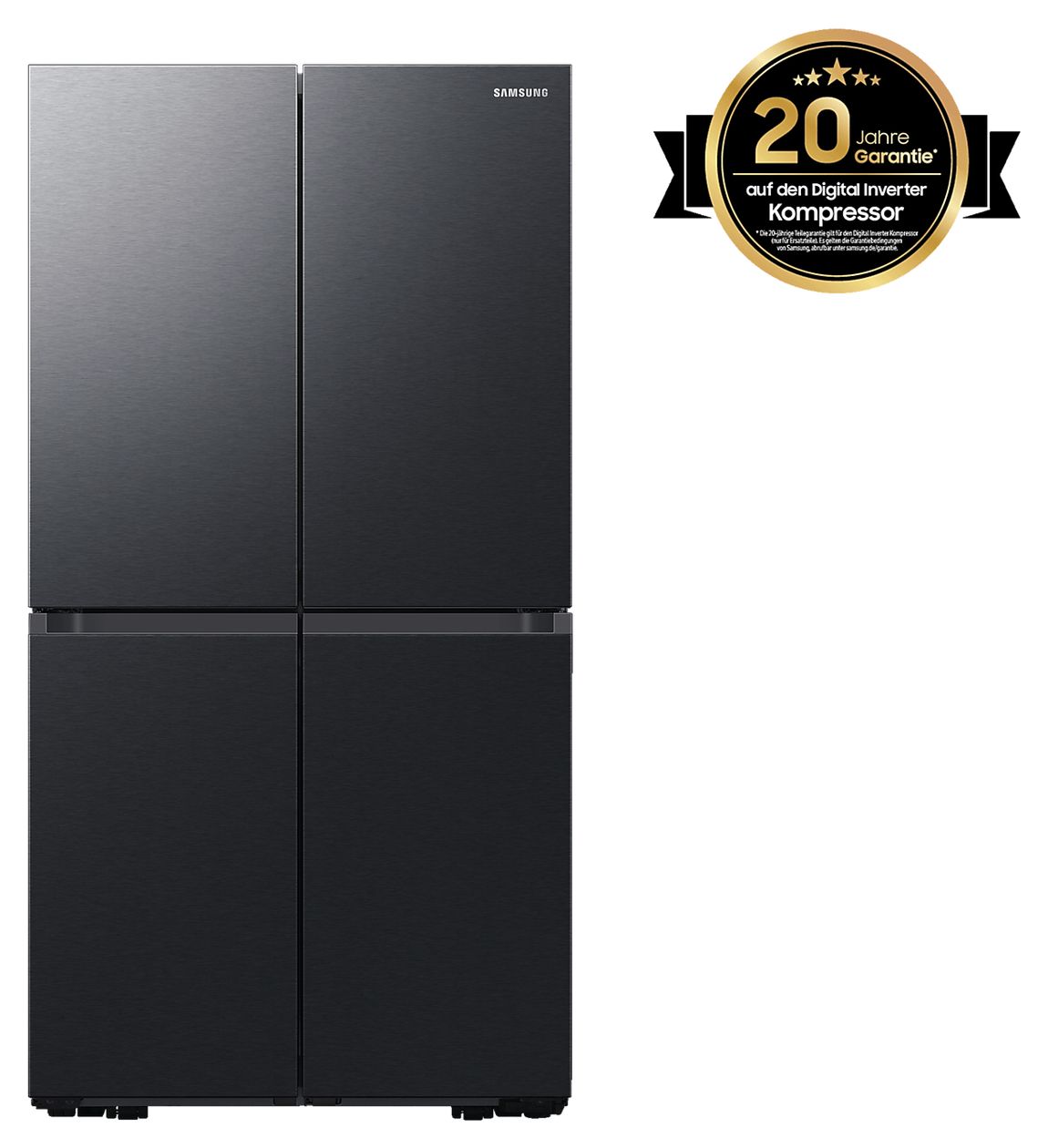 RF59C700EB1 Side-by-Side Kühl-/ Gefrierkombination French Door 390 l / 259 l 362 kWh NoFrost 1746 mm x 912 mm  (Schwarz) 