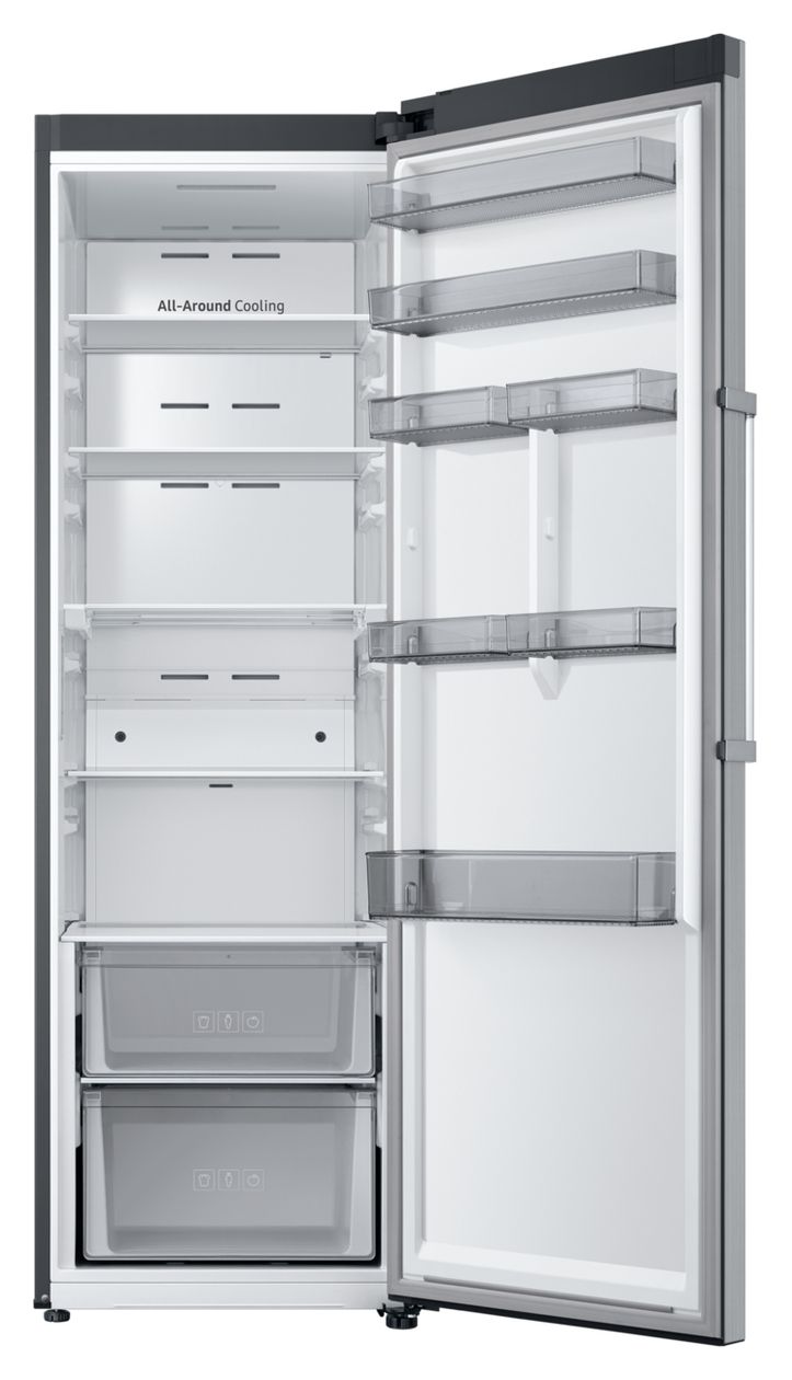 RR39C7BG7S9 387 l Kühlschrank freistehend EEK: C 77 kWh Jahr  (Edelstahl) 