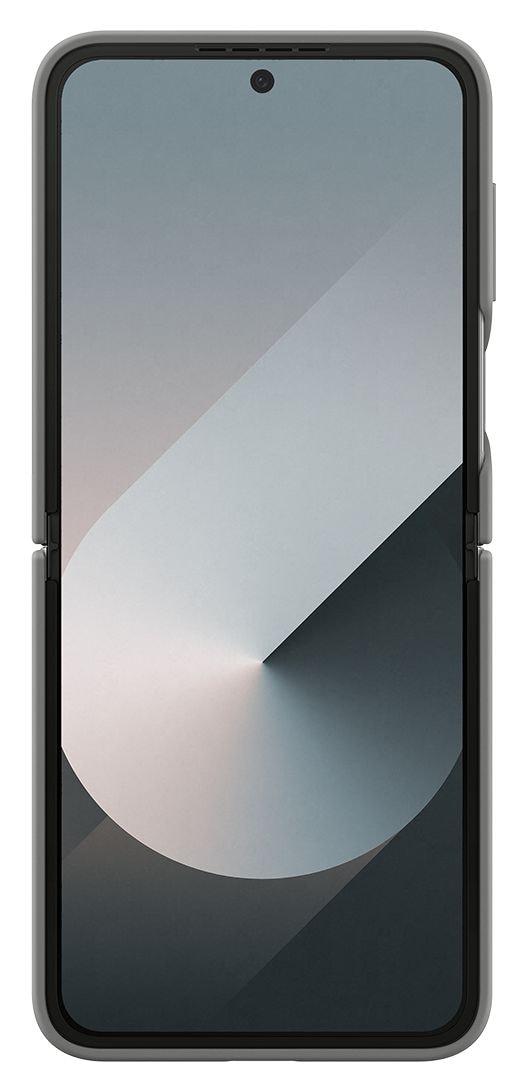 Silicone Case Ring Cover für Samsung Galaxy Z Flip6  (Grau) 