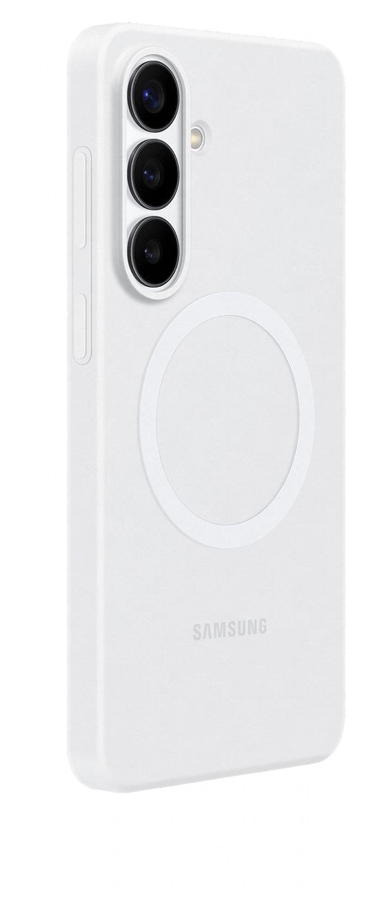 Silicone Magnet Case Cover für Samsung Samsung S26 Plus  (Weiß) 