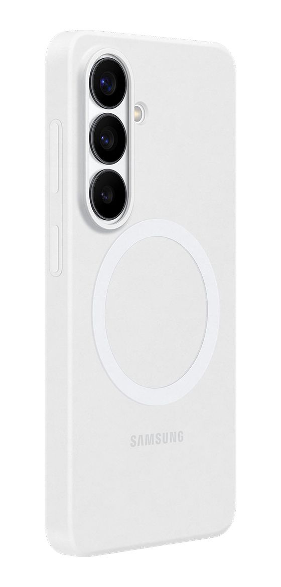 Silicone Magnet Case Cover für Samsung Samsung S26  (Weiß) 