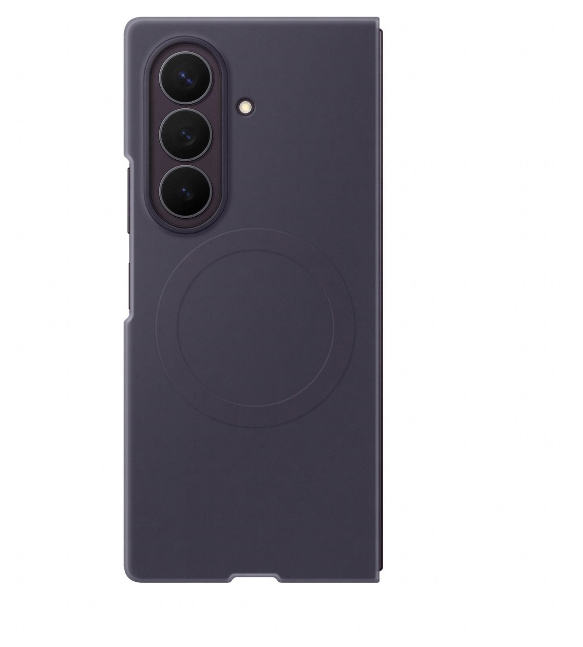 Silicone Magnet Case Cover für Samsung Z Fold8  (Violett) 